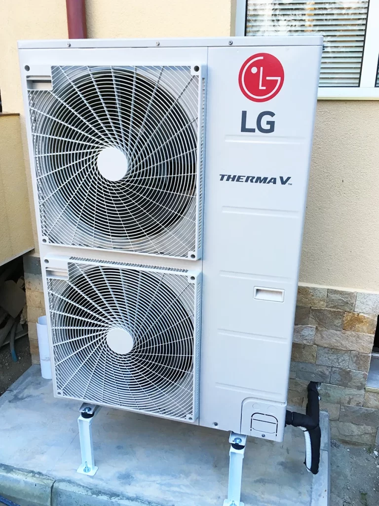 Термопомпа въздух-вода за еднофамилна къща LG Split 16kW