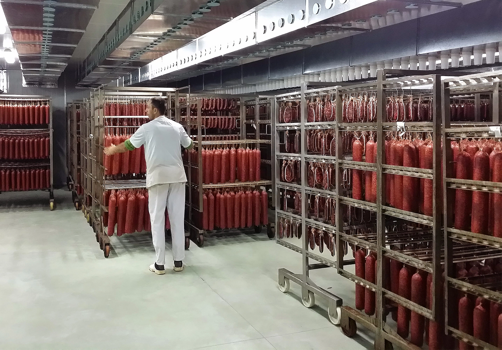 Сушилна инсталация за месни продукти